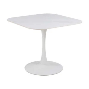 MARTA Square Dining Table 90cm - White - Picture 1 of 6
