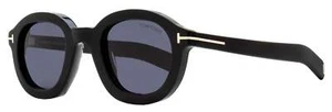 Tom Ford Raffa Sunglasses TF1100 01A Black 46mm FT1100 - Picture 1 of 3