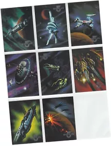 Babylon 5 Premiere/Ultra 1995 - 8 Card "Space Gallery" Chase Set 1of8-8of8 - Picture 1 of 3