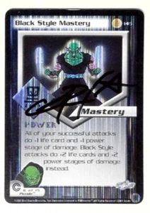 1x V1326: Black Stye Mastery: 145: Limited: MP: Trunks Saga: Foil: Signed/Autog - Picture 1 of 1