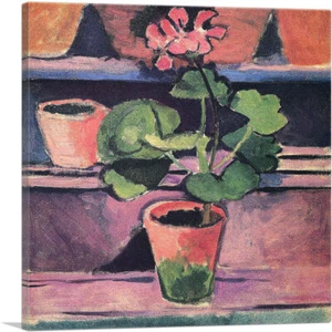 ARTCANVAS Pot of Geraniums 1912 Canvas Art Print by Henri Matisse - Picture 1 of 11