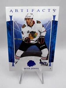 Seth Jones - 2022-23 Upper Deck Artifacts #48 Indigo Blue /10 Blackhawks SSP - Picture 1 of 3