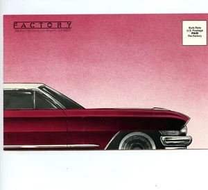 The Factory Los Angeles 1986 pink glossy 1959 Cadillac Sale Werbeprospekt - Bild 1 von 4