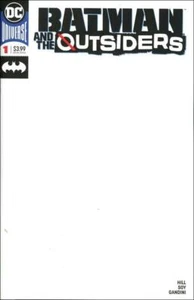 Blank BATMAN and the OUTSIDERS #1 Convention Sketch Variant FAST SHIP - Picture 1 of 3