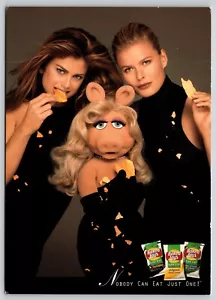 AK Miss Piggy Baked Lay's Kartoffelchips Werbung 1997 Muppet Figur - Bild 1 von 2