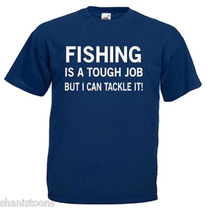 Funny Fishing Slogan Children's Kids Childs T Shirt - Picture 1 of 9