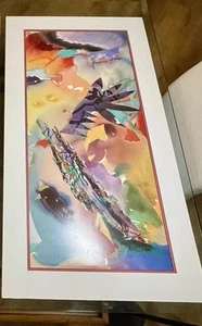 1988 Peter Kitchell Palmate Panther A Art Prints Beautiful Double Matting - Picture 1 of 9