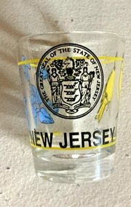 New Jersey State  Shot Glass Souvenir - Picture 1 of 5