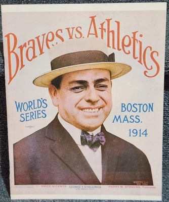 1914 WORLD'S SERIES BRAVES VS ATHLETICS 716/1000 VOLUME 6 1979 - Image 1 of 3