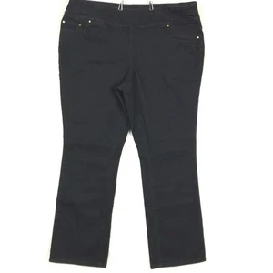 CJ Banks Womens Jeans Signature Slimming Boot Cut Blue Denim Dark Wash Plus 22 - Picture 1 of 10