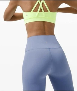 Lululemon Wunder Train High-rise 21” Inseam Crop Leggings Blue Size 4 - Picture 1 of 8