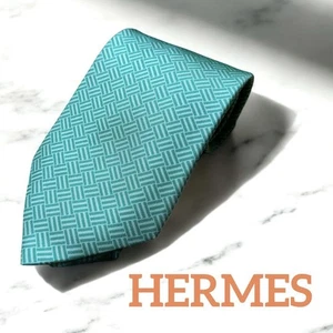 HERMES Smaragd Gelb Grün Seide 100% - Bild 1 von 6