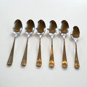 Northland Post Road 5 Suppenlöffel 1 Teelöffel Oneida Edelstahl Besteck Korea Vintage - Bild 1 von 5