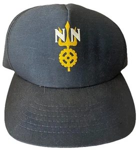 NEWPORT NEWS SHIPBUILDING EMPLOYEE TRUCKER BASEBALL CAP HAT NEW NOS VINTAGE - Picture 1 of 6