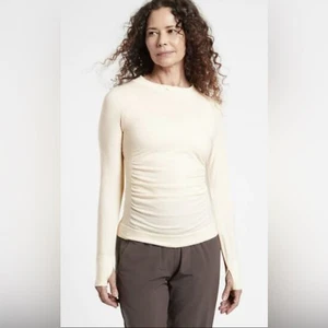 Top de lana Athleta Foresthill Ascent talla mediana - Imagen 1 de 14