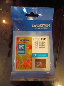 Brother LC3011C Cyan Ink Cartridge Genuine New Sealed - Bild 1 von 2