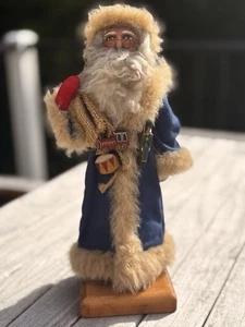 "Crate Prospects Santa 1986 Papá Noel algodón hilado firmado Sharon 11""" - Imagen 1 de 10