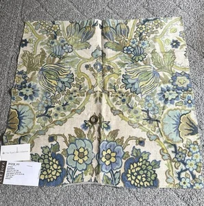 Lee Jofa Fabric Sample Remnant 17.5” APPROX Tetbury Blue Green 2013134513 Crafts - Picture 1 of 16