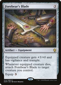 Forebear's Blade-Dominaria-Regular-214-LP - Picture 1 of 1