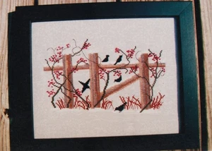 Crows In The Snow by Diane Graebner cross stitch pattern - Picture 1 of 1