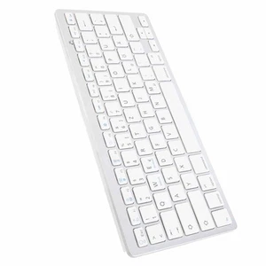 Wireless Keyboard Universal Slim Silent Wireless Bt German Keyboard For I DTS - Picture 1 of 21