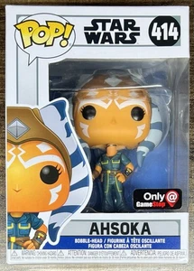Funko Pop! Star Wars Ahsoka Tano #414 GameStop Exclusive w/ Protector - Picture 1 of 2