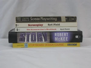 Drehbuch 5 Bücher Lot Praktisches Handbuch, Storyboard Design, Syd Field... Sehr guter Zustand - Bild 1 von 5