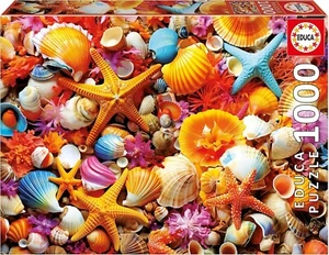 NEW Educa Jigsaw Puzzle 1000 Pieces 20246 Shell Collage - Picture 1 of 2