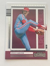 2021 Panini Contenders STEVE CARLTON "Legendary Contenders" Insert #LC-SC