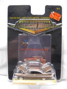 ERTL American Muscle 1958 Plymouth Fury 1:64 Diecast bronze metallic - Picture 1 of 2