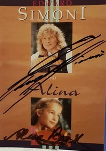 Edward Simoni und Alina Autogrammkarte Original signiert  - Bild 1 von 2