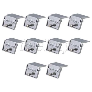 10PCS 5 String Banjo Tailpiece Chrome Plated Replacement Accessory - Picture 1 of 8