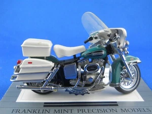 Franklin Mint 1976 Harley Davidson Electra Glide Motorcycles 1/24 - Picture 1 of 3