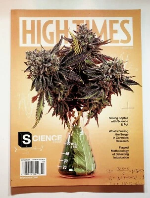 2021 October High Times Magazine Cannabinoid Science Cannabis Cancer Ice T Foto 1 de 4