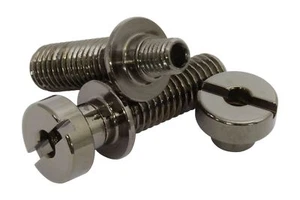 Locking Tailpiece Mounting Studs with metric threads - Pearl Chrome - Picture 1 of 2