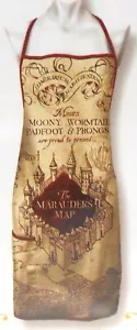 Spoontiques Harry Potter The Marauders Map Chef Apron Cotton Witch Wizard Gift - Picture 1 of 2