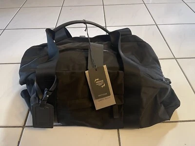 GIORGIO ARMANI, выпущенная сотрудником, миланская нейлоновая черная дорожная сумка, НОВАЯ - Изображение 1 из 4