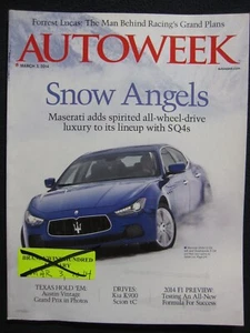Autoweek March 3, 2014 Snow Angels Maserati AWD - Picture 1 of 2