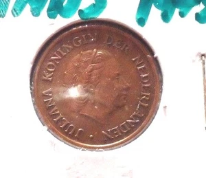CIRCULATED 1975 5 CENT NETHERLANDS COIN! (71215) - Picture 1 of 3