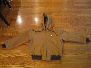 Vintage NK Seeds Northrup King Canvas Hooded Work Jacket Coat VERY NICE WM24 - Picture 1 of 12