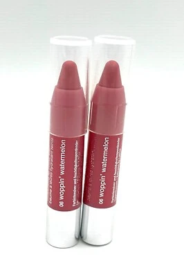 2 piezas: bálsamo labial hidratante CLINIQUE Chubby Stick ~ 06 Woppin' sandía Foto 1 de 4