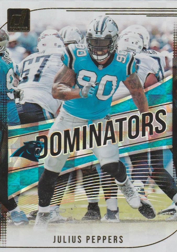 2018 DONRUSS JULIUS PEPPERS DE PANTHERS #D-38 DOMINATORS PRIZM SP - Image 1 of 1