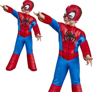 Bambini Spiderman Costume Bambini Autorizzato Supereroe Vestito Libro Giorno - Foto 1 di 3