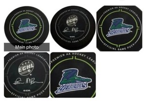 FLORIDA EVERBLADES PREMIUM AA HOCKEY LEAGUE OFFICIAL GAME PUCK ECHL INGLASCO🇸🇰