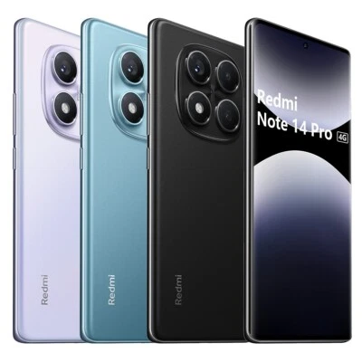 Xiaomi Redmi Note 14 Pro 4G Smartphone 8+256G 6.67" AMOLED 120Hz Handy 200MP NFC