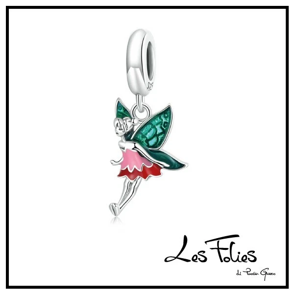 Charm Trilly Campanellino Peter Pan in argento 925 - Les Folies - Immagine 1 di 4