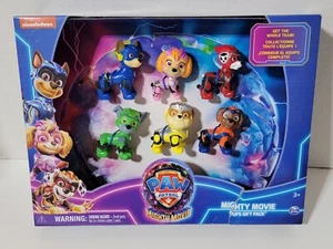 Paw Patrol The Mighty Movie Pups confezione regalo nuovo in scatola set 6 figurine - Foto 1 di 3