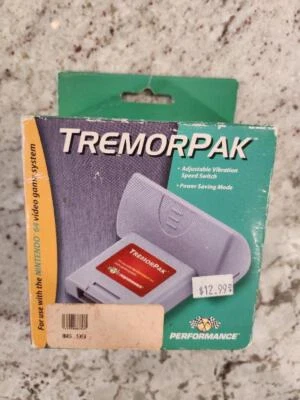 Tremor Pak by Performance for Nintendo 64/N64 new in box - Image 1 of 4
