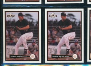 Lot (2) 2005 Grandstand #15 Juan Serrato San Jose Giants (CD25) SWSW6  