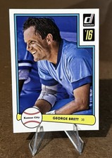 George Brett 2016 Donruss RETRO 1982 Throwback Insert Kansas City Royals 